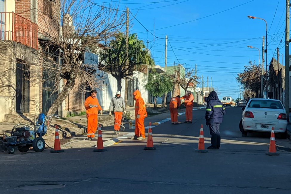 Se detallaron las calles por las que continúan las obras de la ciclovía
