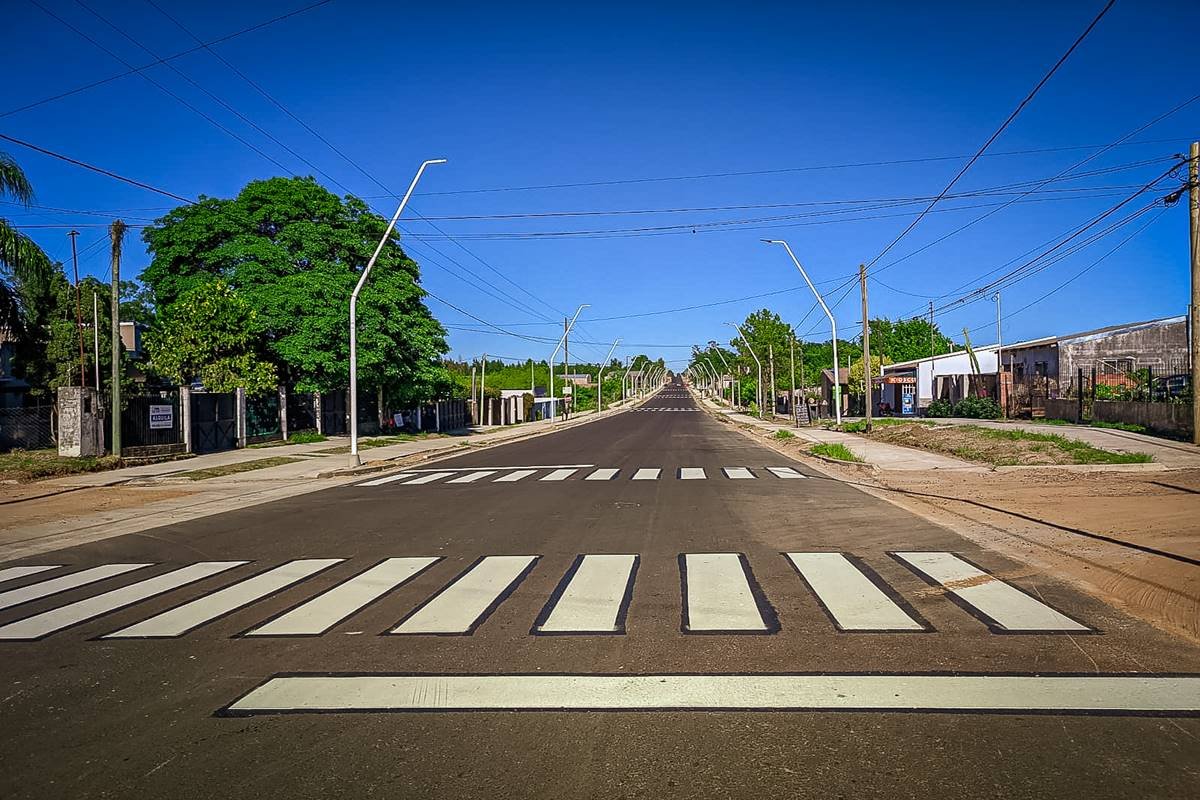 El impacto se produjo a pocos metros del nuevo ingreso a la ciudad.