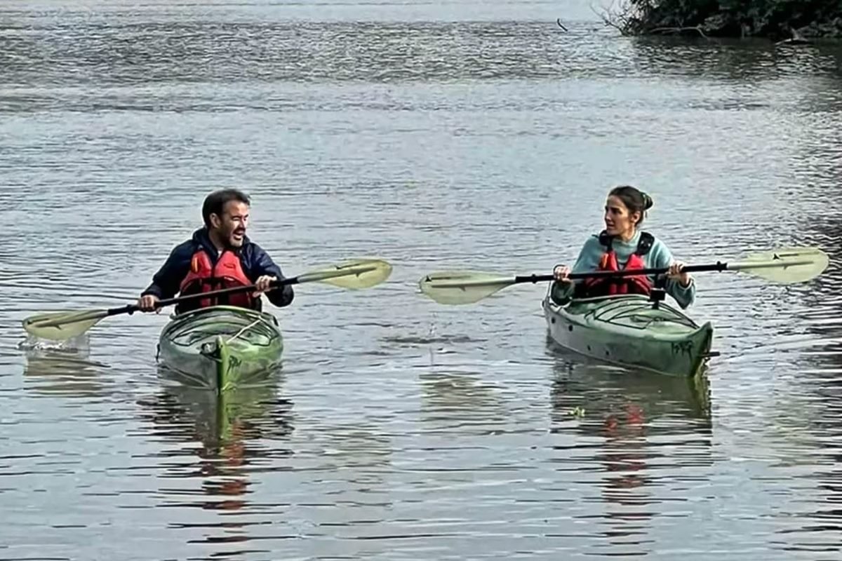 Juana Viale recorri&oacute; en kayak las Islas Canales Verdes del R&iacute;o Uruguay