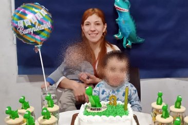 Luisina era mamá de dos pequeños. Luisina era mamá de dos pequeños.