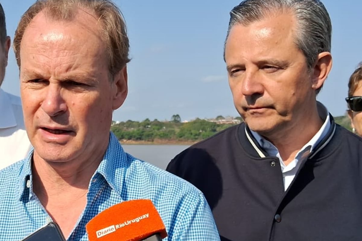 Gustavo Bordet y Adan Bahl en la costanera Nebel de Concordia