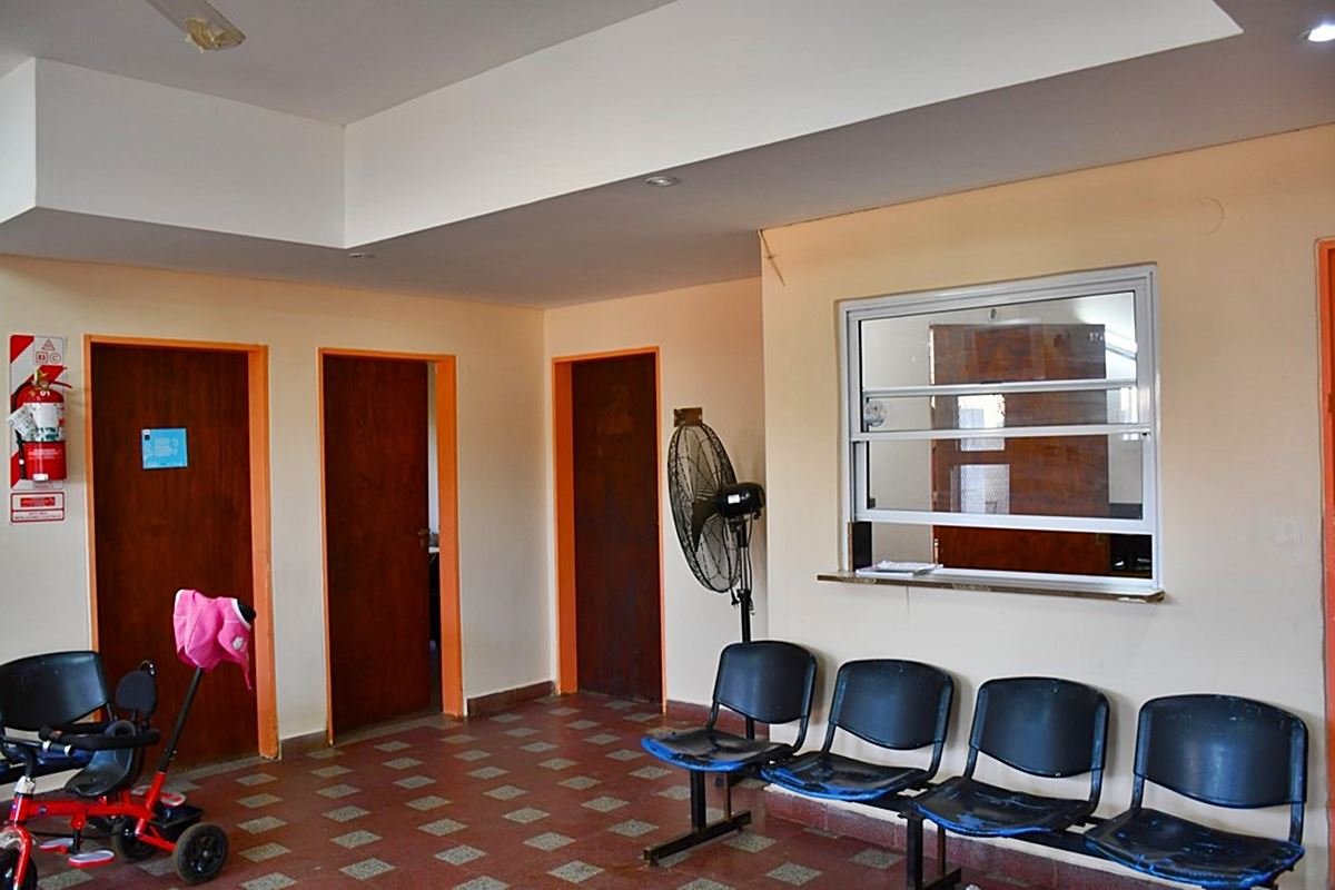 La remodalada sala de espera del Centro de Salud San Agust&iacute;n.