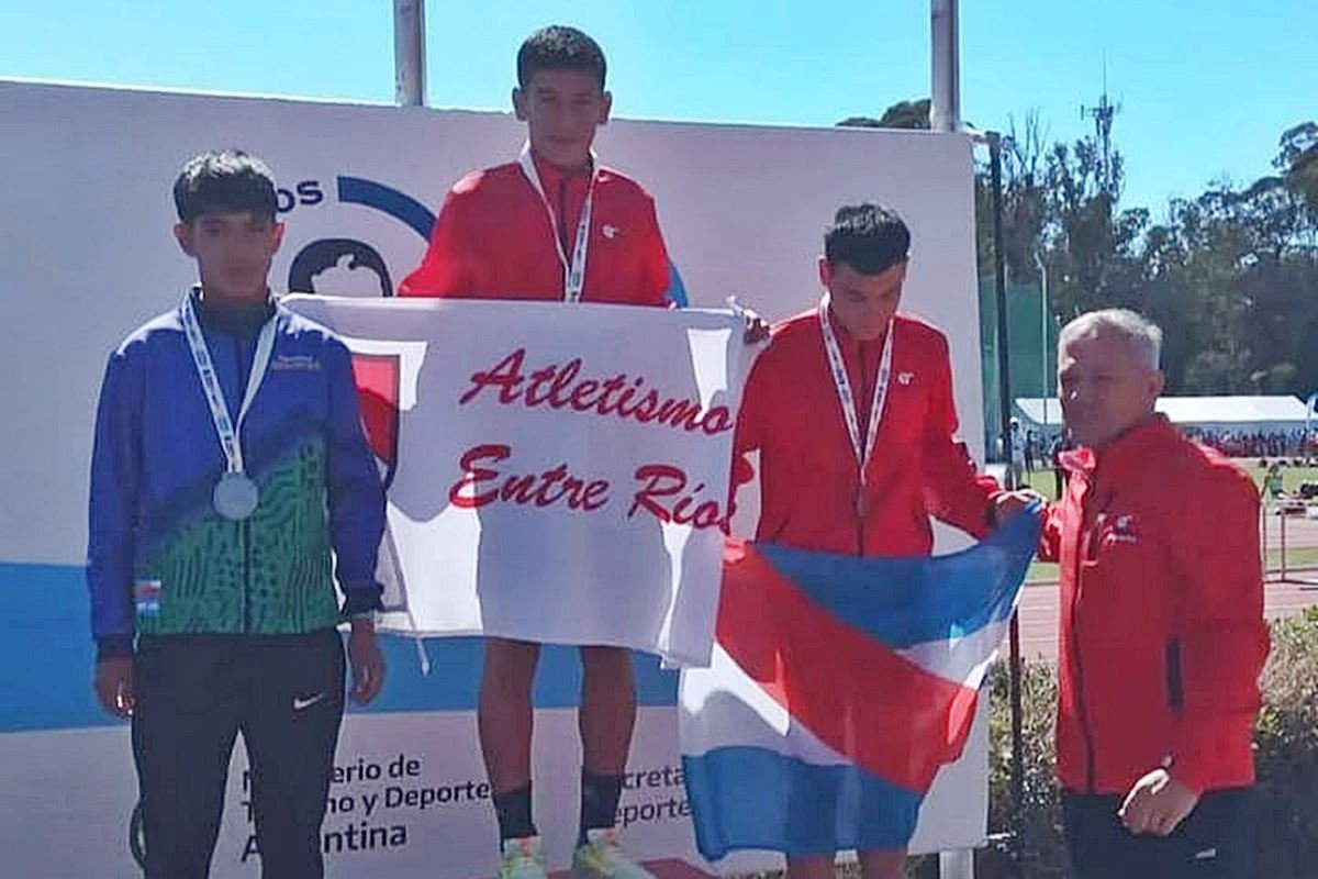 Jonathan Pucheta se qued&oacute; con la Medalla de Oro en Atletismo.
