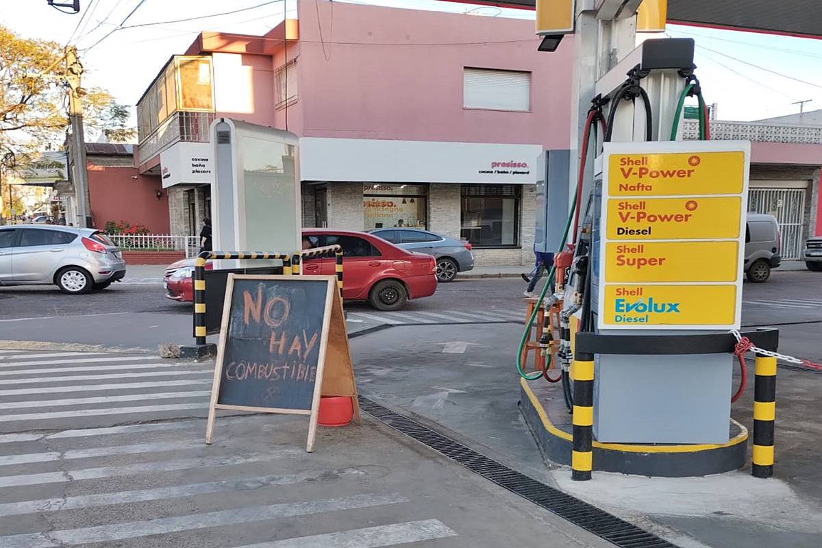 Se agrava la escasez de combustible en Concordia y la regi&oacute;n.