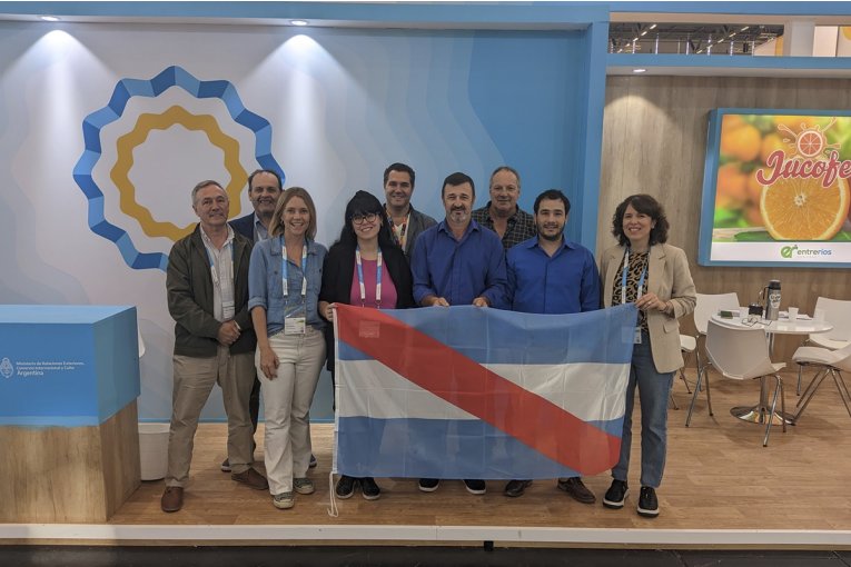 Empresas concordienses acompa&ntilde;aron la destacada participaci&oacute;n entrerriana en la feria de alimentos y bebidas