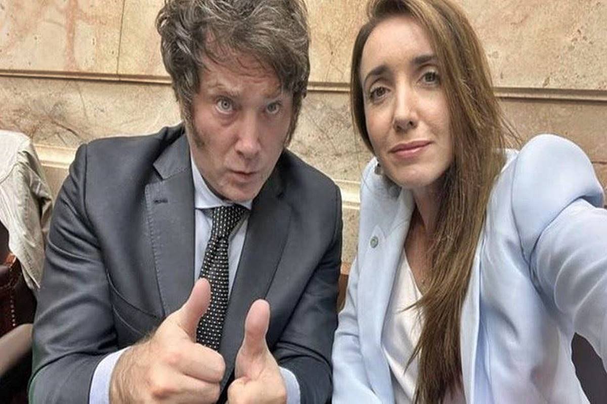 Javier Milei y Victoria Villaruel
