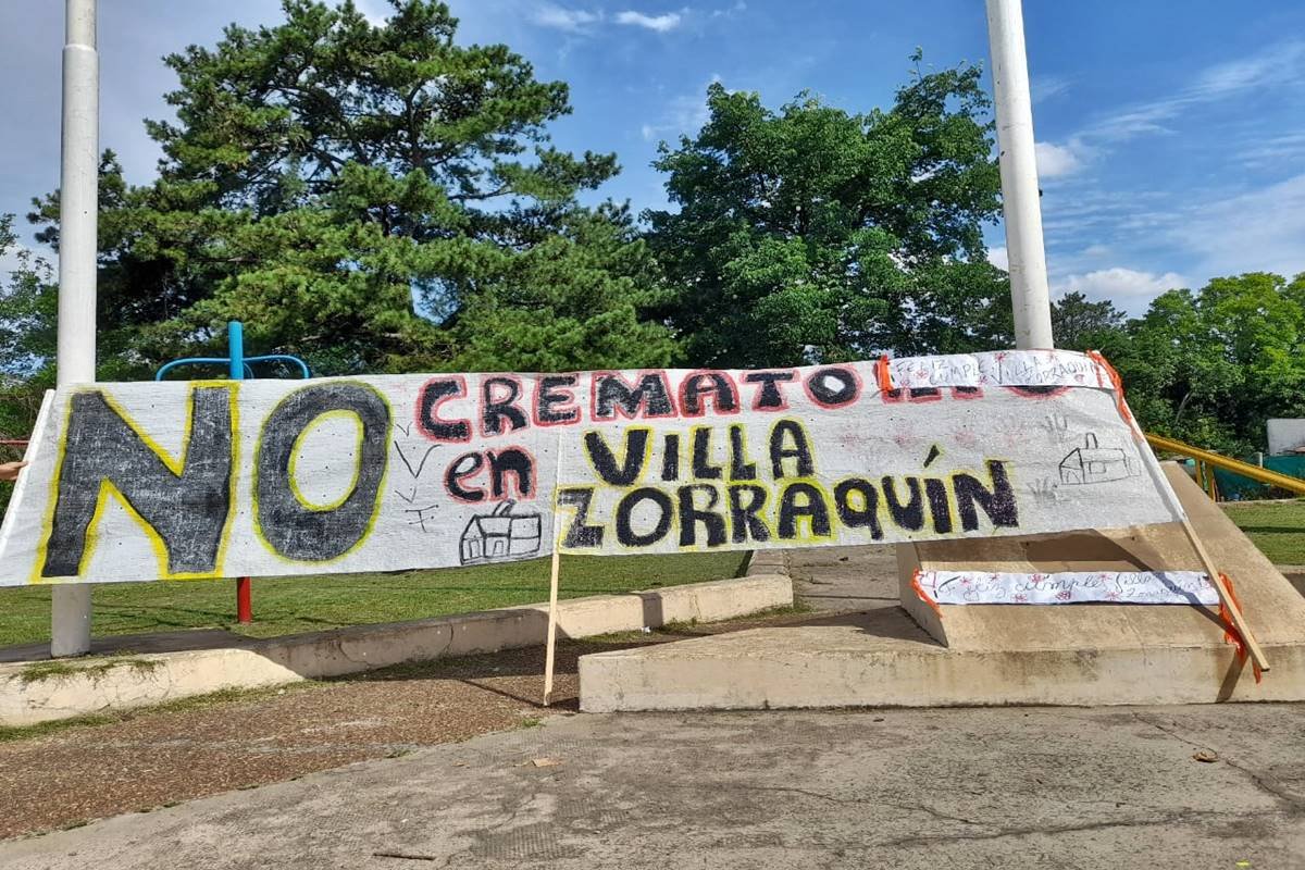 Reiteraron el NO al crematorio en Villa Zorraqu&iacute;n.