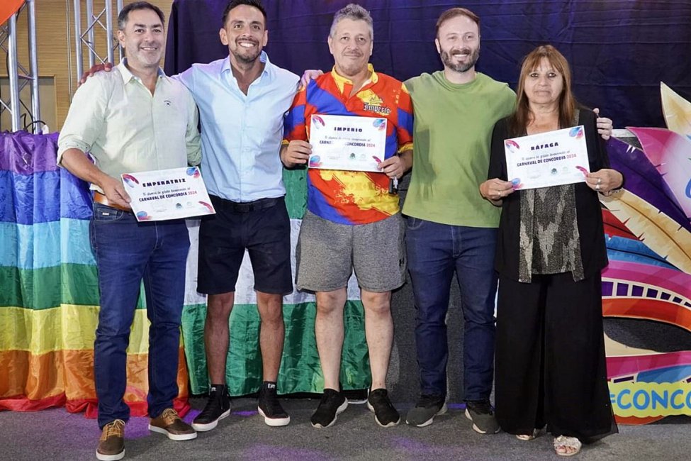 El Carnaval de Concordia tuvo su noche de lanzamiento oficial en el Centro de Convenciones