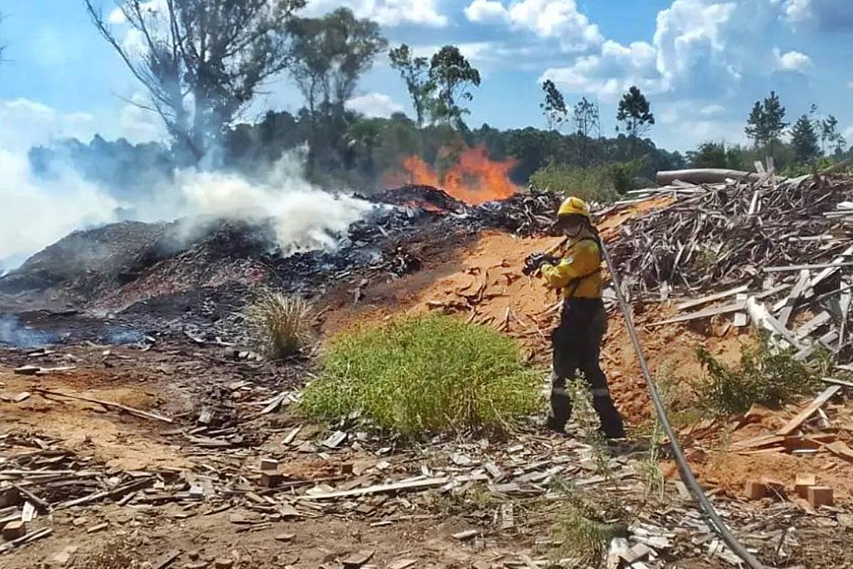 El incendio se produjo en la tarde del mi&eacute;rcoles.