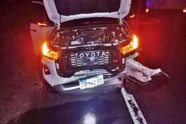 Todo ocurrió en la noche del domingo, sobre la Autovía 14. Todo ocurrió en la noche del domingo, sobre la Autovía 14.