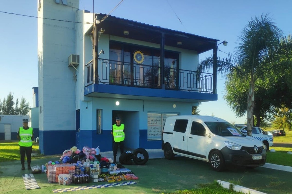 Llevaban neum&aacute;ticos, vasos t&eacute;rmicos y termos, entre otros elementos.