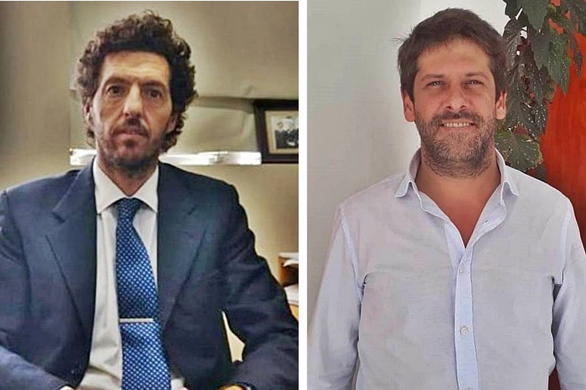 Fiscal Jos&eacute; Arias y el Jefe de Gabinete del municipio, Eduardo Caminal