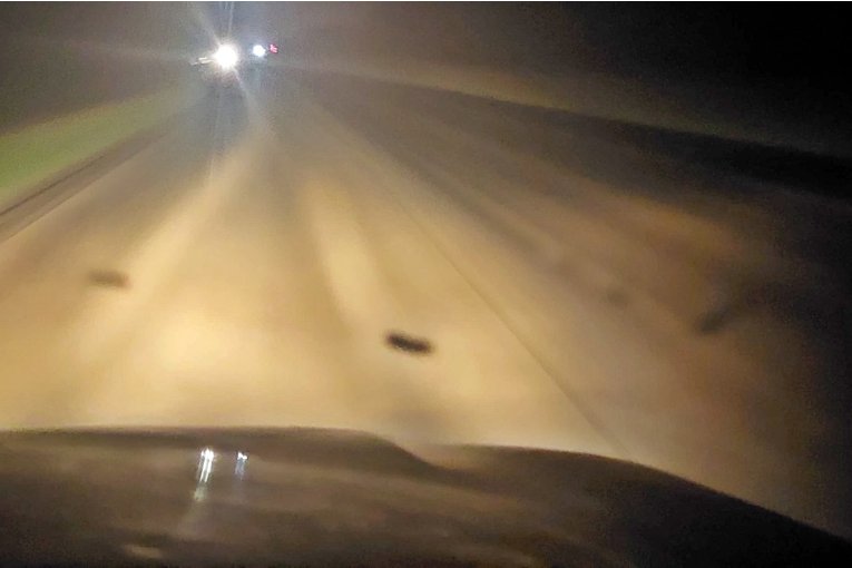 Varios tramos de la Ruta Nacional 14 se hacen invisibles cuando cae la noche