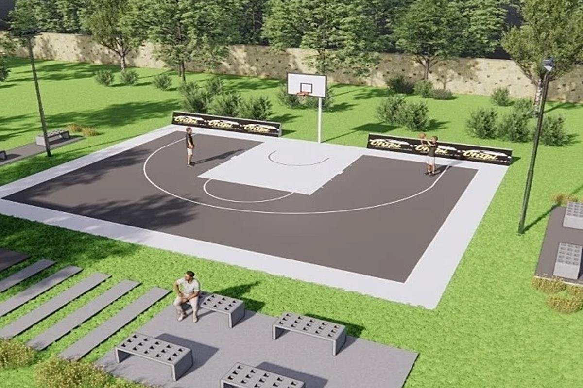 Buscan construir una cancha 3x3 en el Campo de los Deportes.