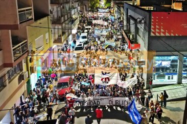 La última marcha universitaria realizada en Concordia La última marcha universitaria realizada en Concordia