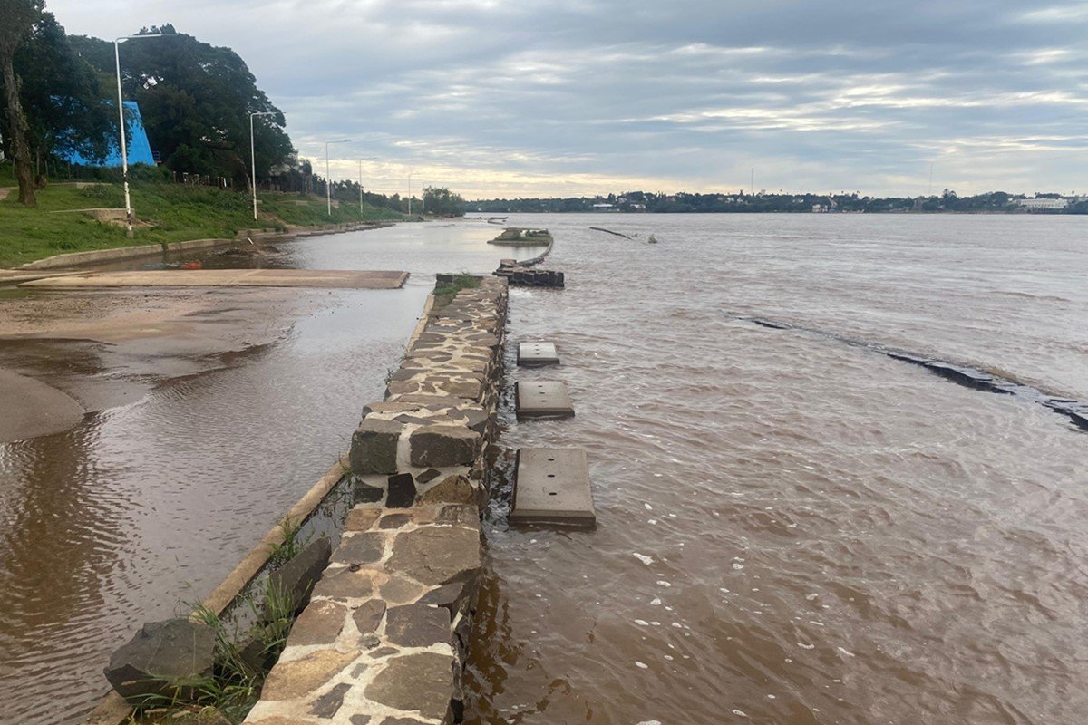 La Costanera Nebel de Concordia se encuentra bajo agua.