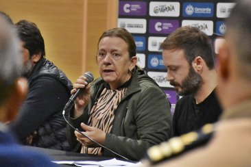 Berisso, en una de sus visitas a la ciudad de Concordia. Berisso, en una de sus visitas a la ciudad de Concordia.