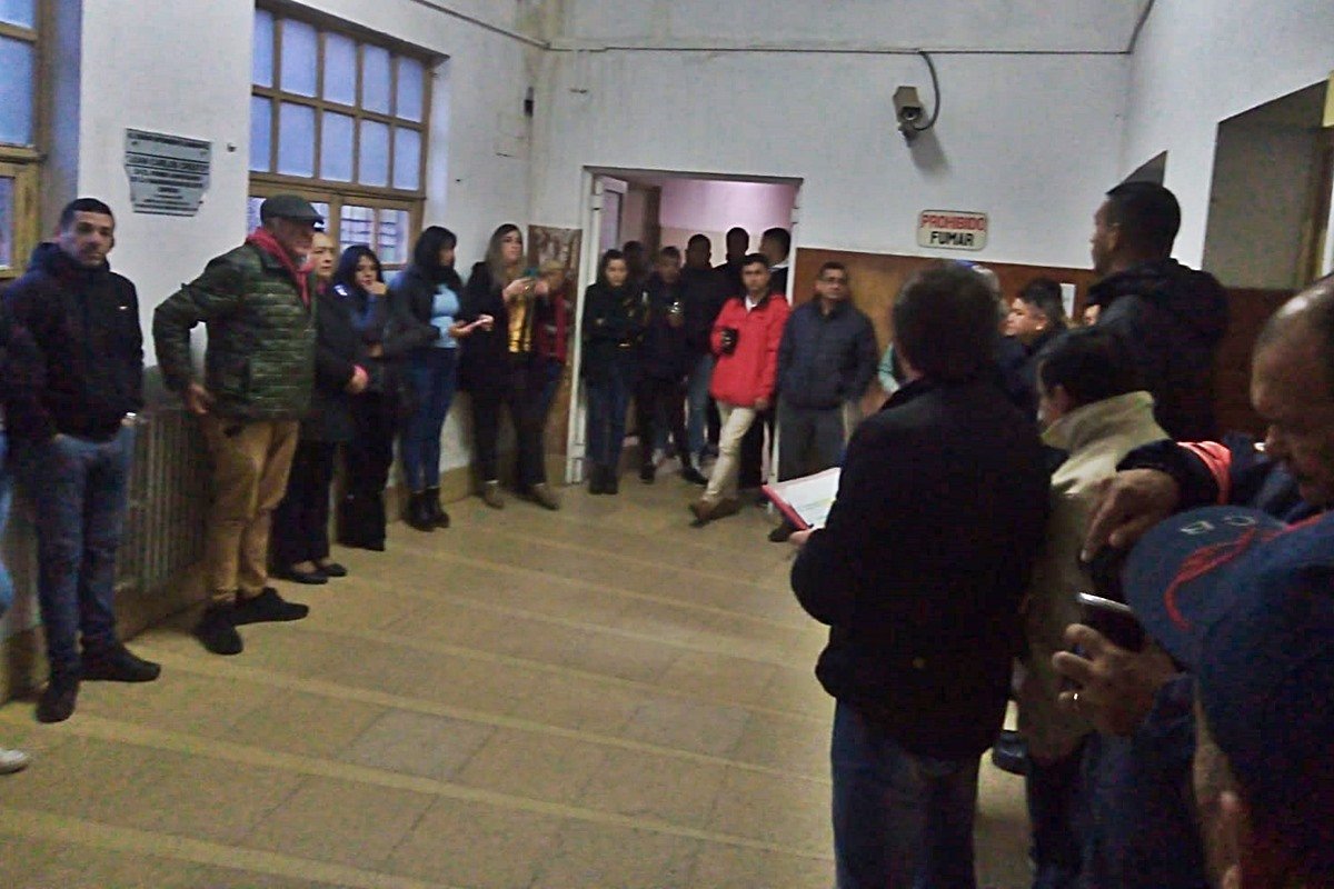 Un momento de la asamblea desarrollada el pasado viernes