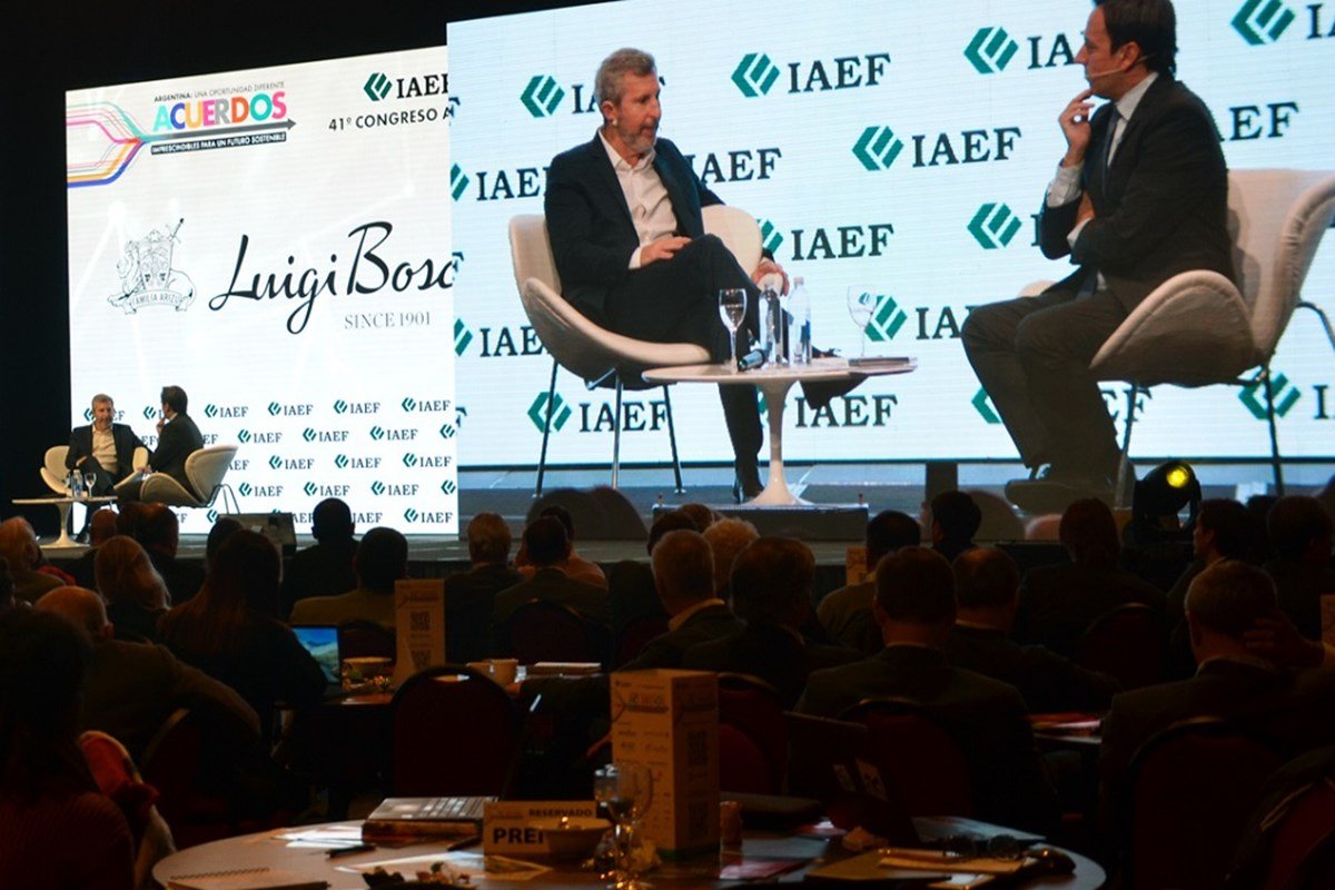 Frigerio en el  Congreso Anual del Instituto Argentino de Ejecutivos de Finanzas