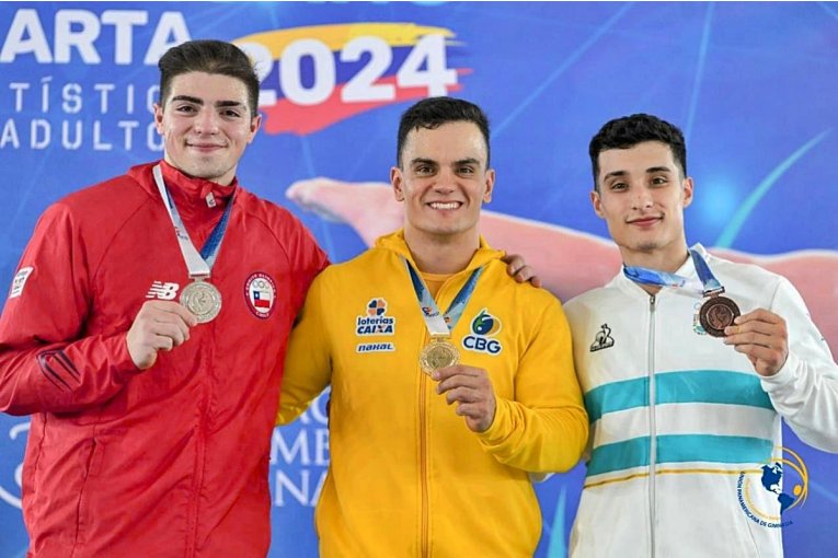Santiago Mayol se colg&oacute; la de Bronce en el Panamericano de Gimnasia Art&iacute;stica