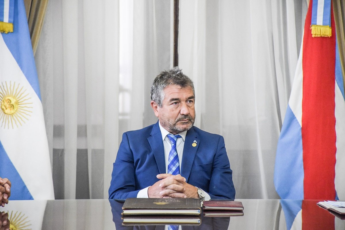 Ministro de Seguridad N&eacute;stor Roncaglia.
