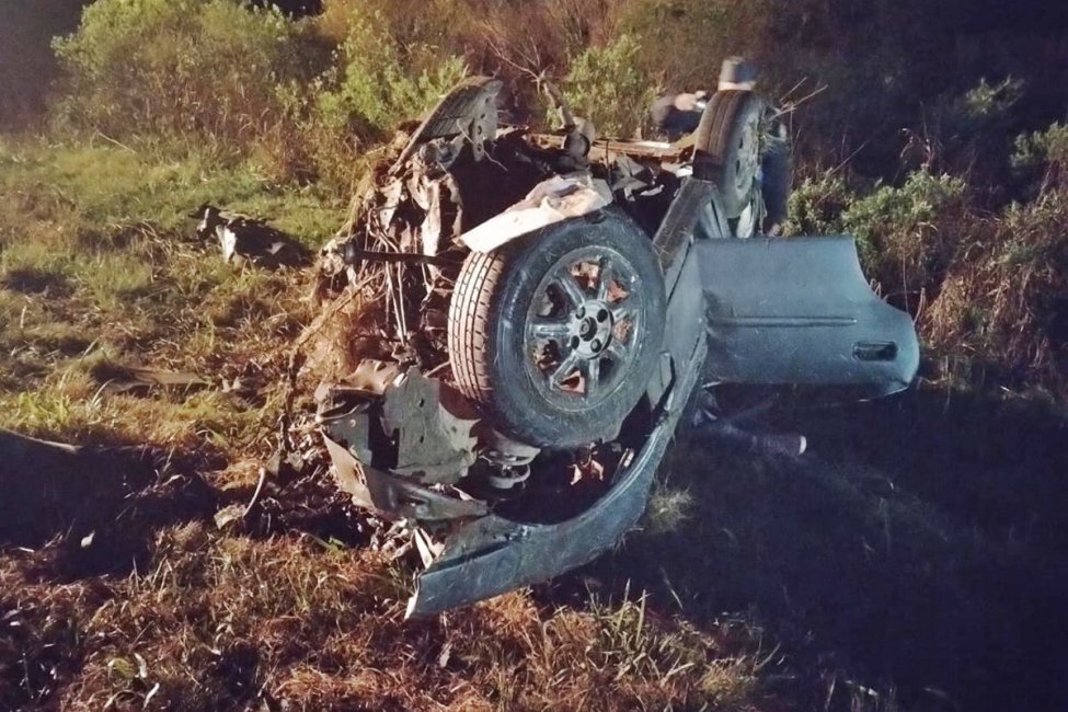 Cuatro muertos y un herido grave por un choque frontal en una ruta provincial