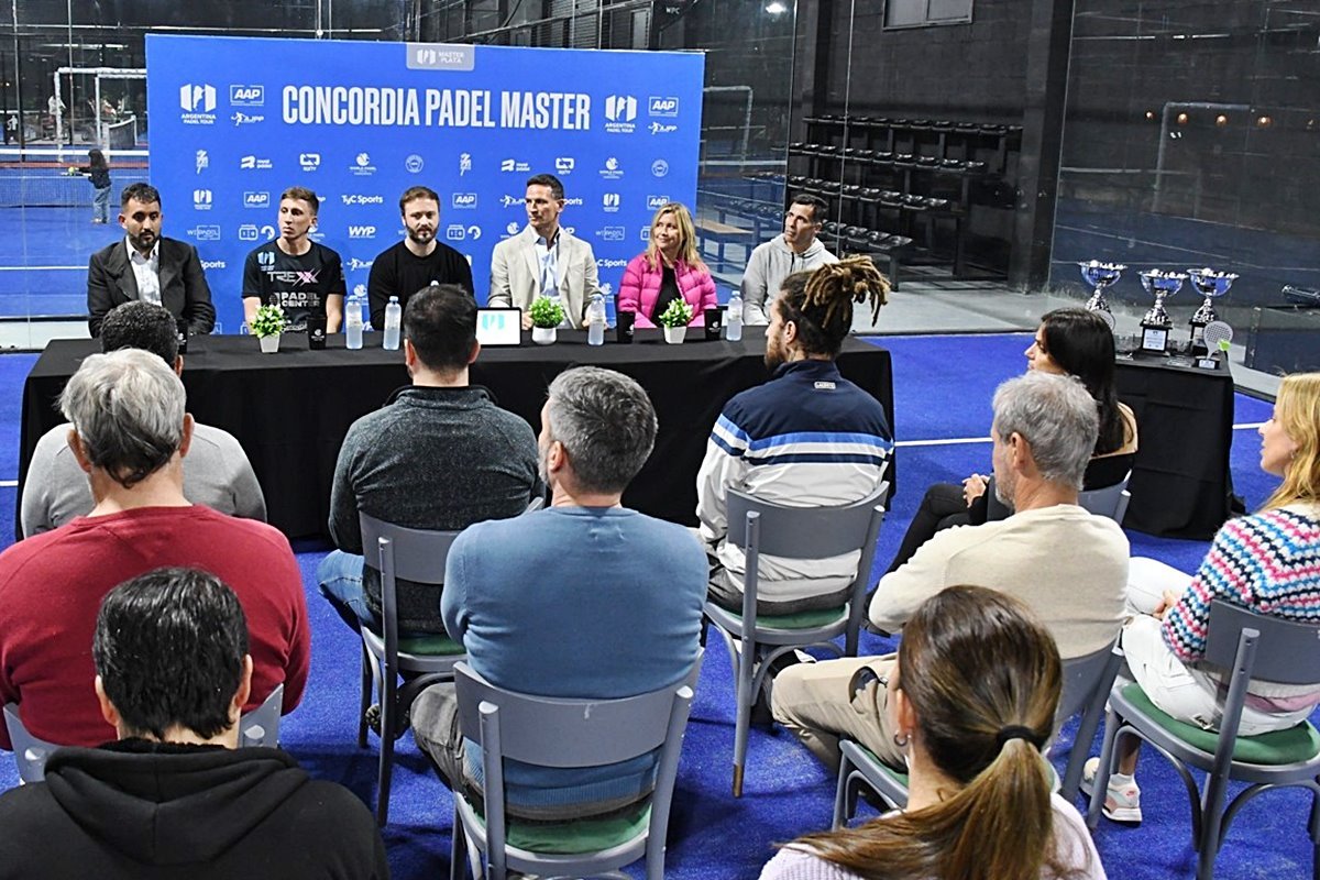 Presentacion del torneo Concordia Padel Master.