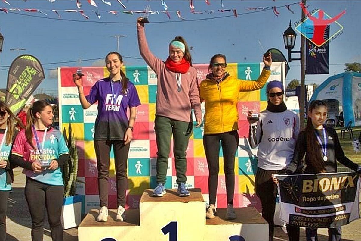 Greta Rodr&iacute;guez se subi&oacute; al primer escal&oacute;n del podio de los 5km.