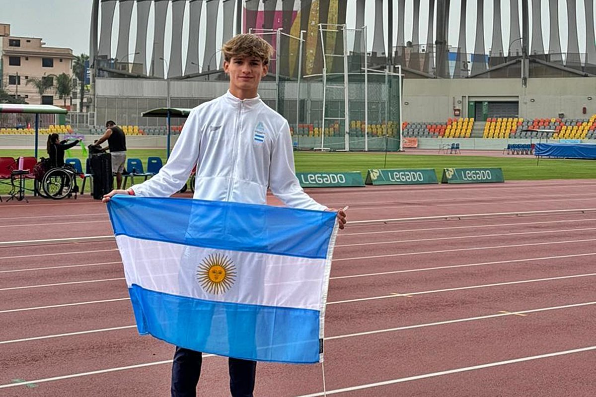Gadiel Vallejos del equipo de la Confederaci&oacute;n Argentina de Atletismo