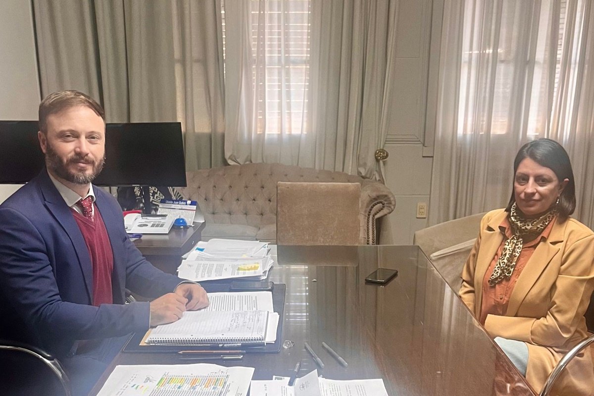 El intendente de Concordia se reuni&oacute; con la autora del proyecto.