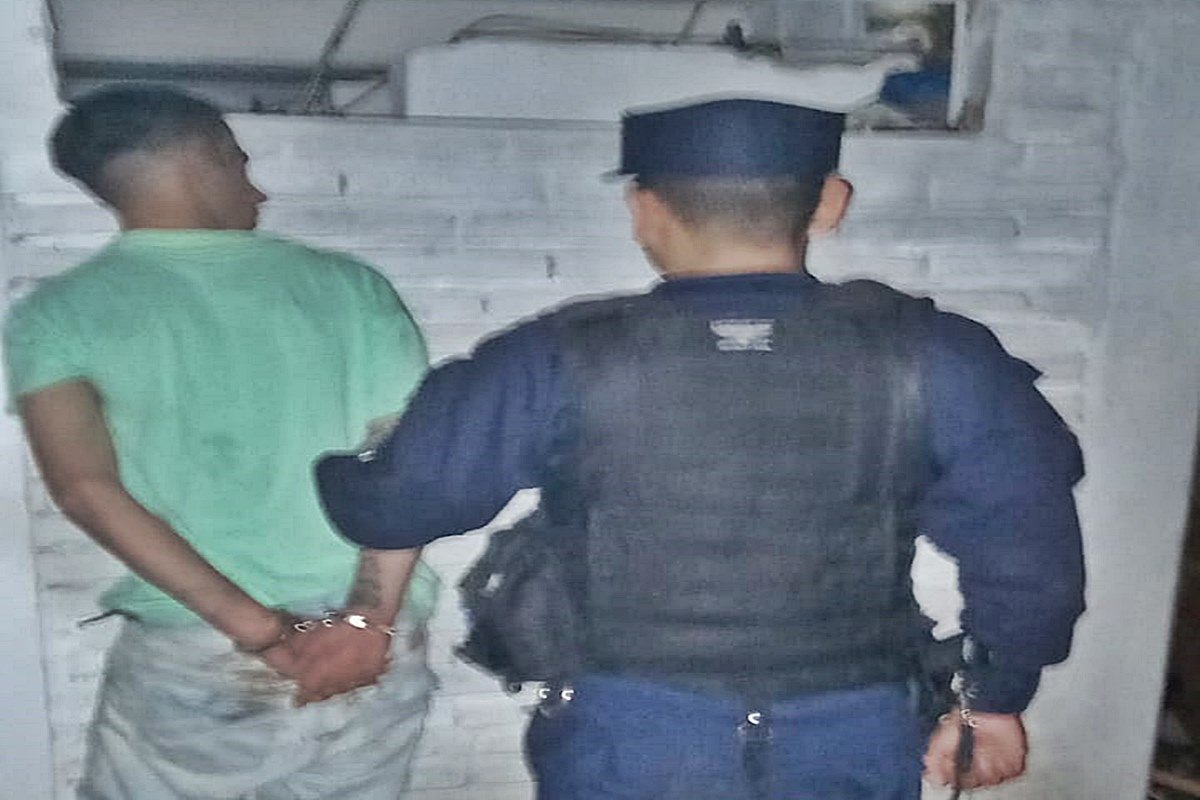 El malviviente quiso huir pero termin&oacute; detenido.