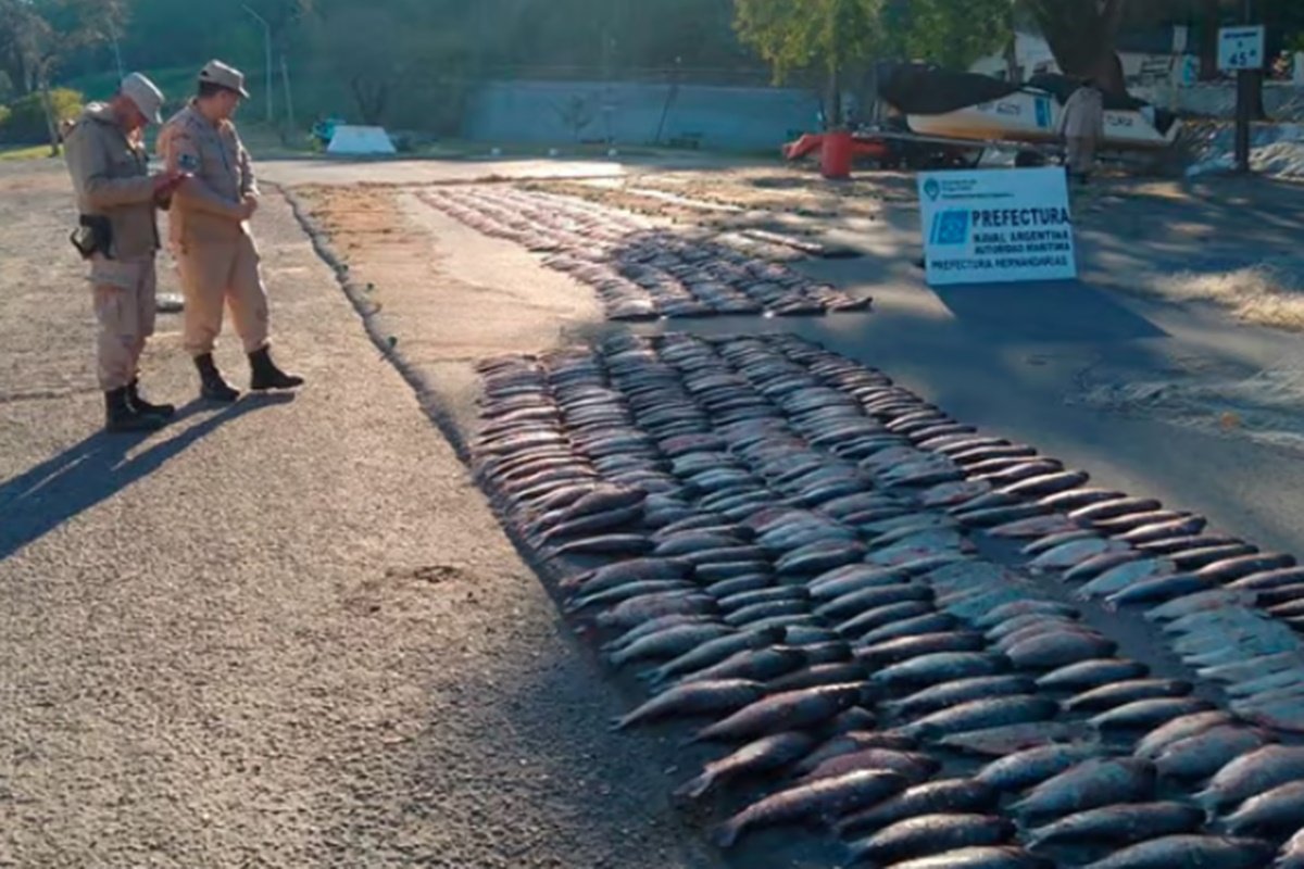 El patrullaje fluvial se realizaba en la zona de arroyo Feliciano.