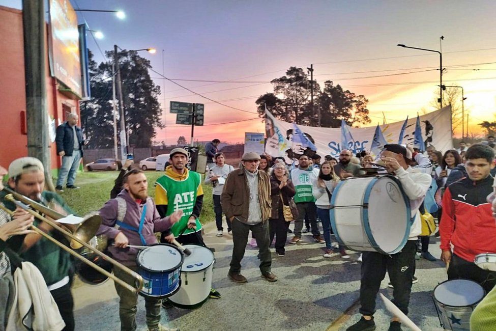 La protesta en el marco del paro docente se hizo sentir en Concordia