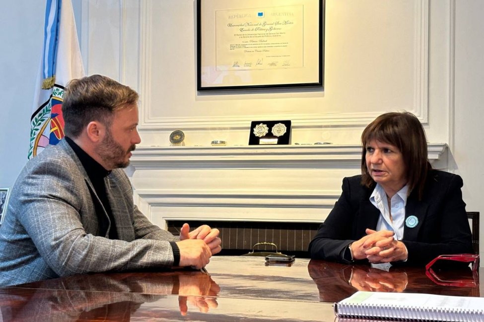 Azcué le planteó a la ministra Bullrich distintos aspectos que hacen a la seguridad en Concordia