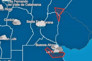 Alerta meteorológica para Concordia y la región. Alerta meteorológica para Concordia y la región.