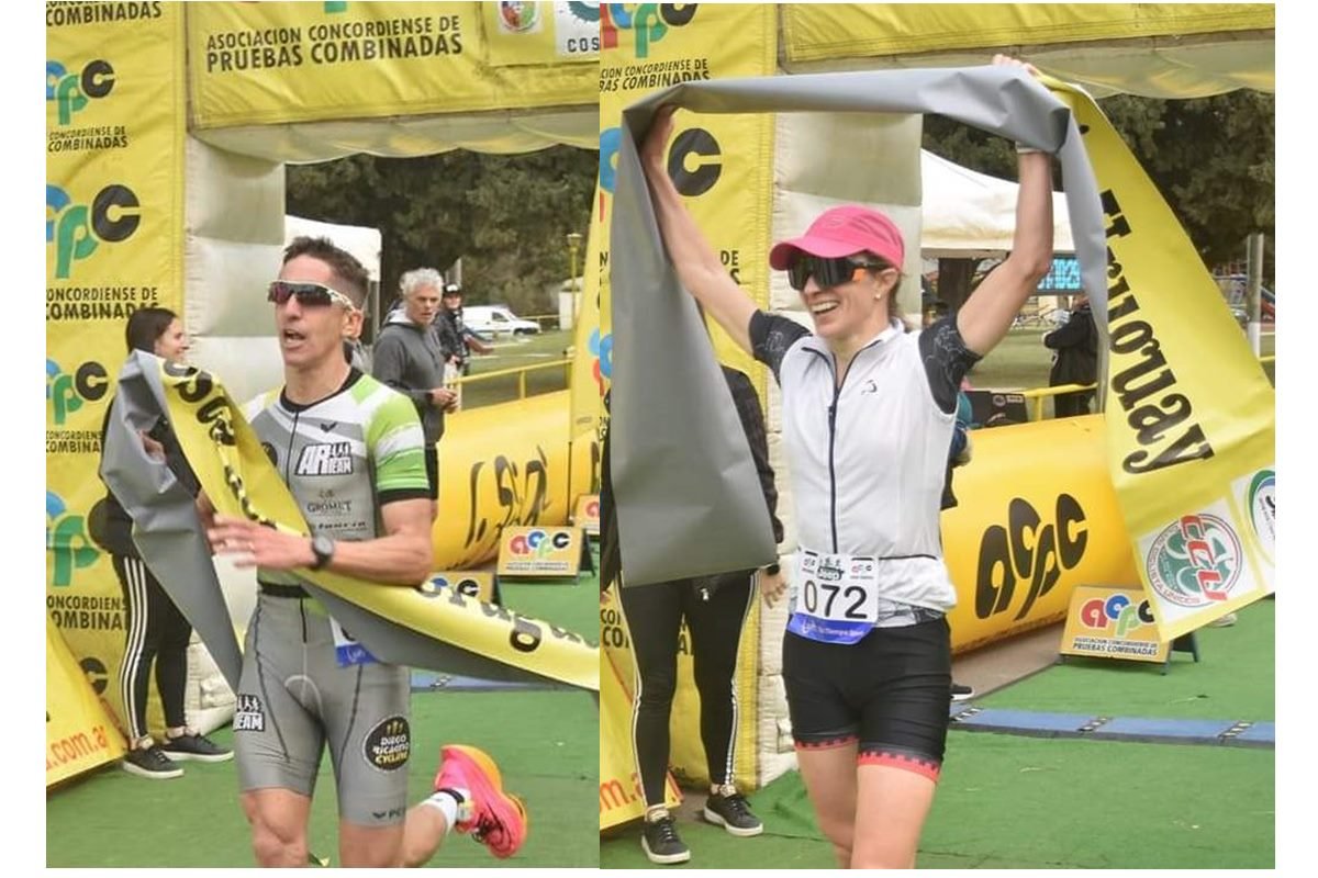 Ricagno y Brunini sumaron una m&aacute;s en el Duatl&oacute;n de Federal
