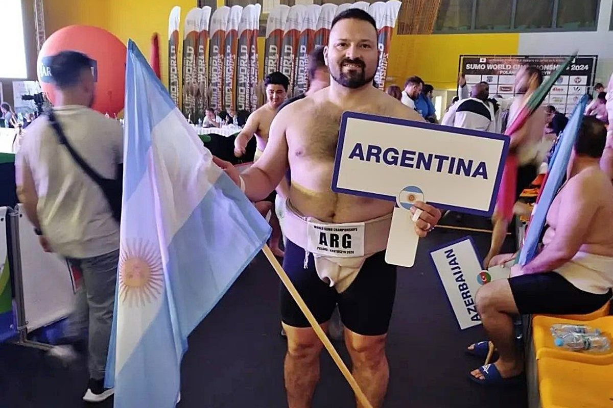 "El Ninja" represent&oacute; a Argentina junto con la coach Hiyori Kon (Kony).