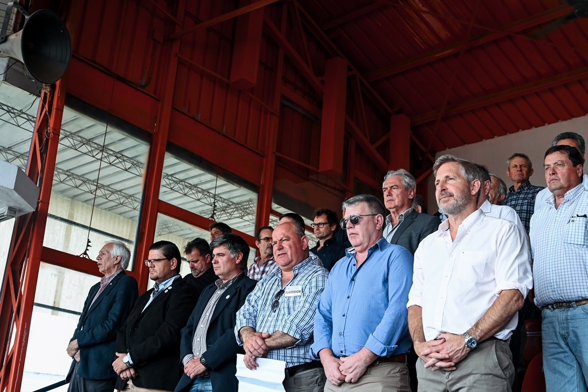El anuncio fue dado en la Exposici&oacute;n Rural de Mar&iacute;a Grande.