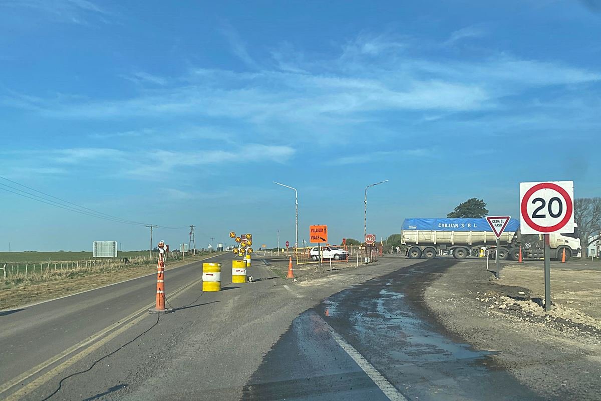 Recomiendan precauci&oacute;n por un nuevo desv&iacute;o en la Ruta 18.