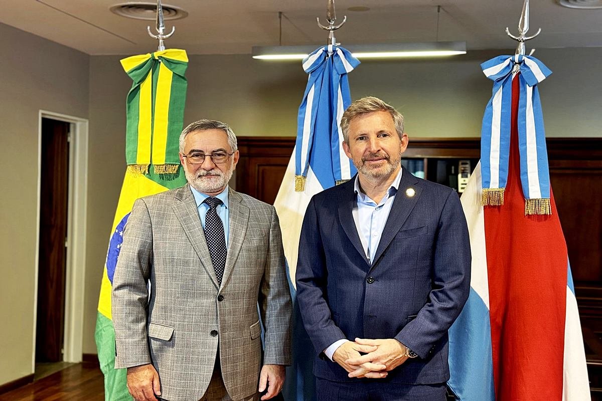 El embajador de Brasil en Argentina y el gobernador entrerriano