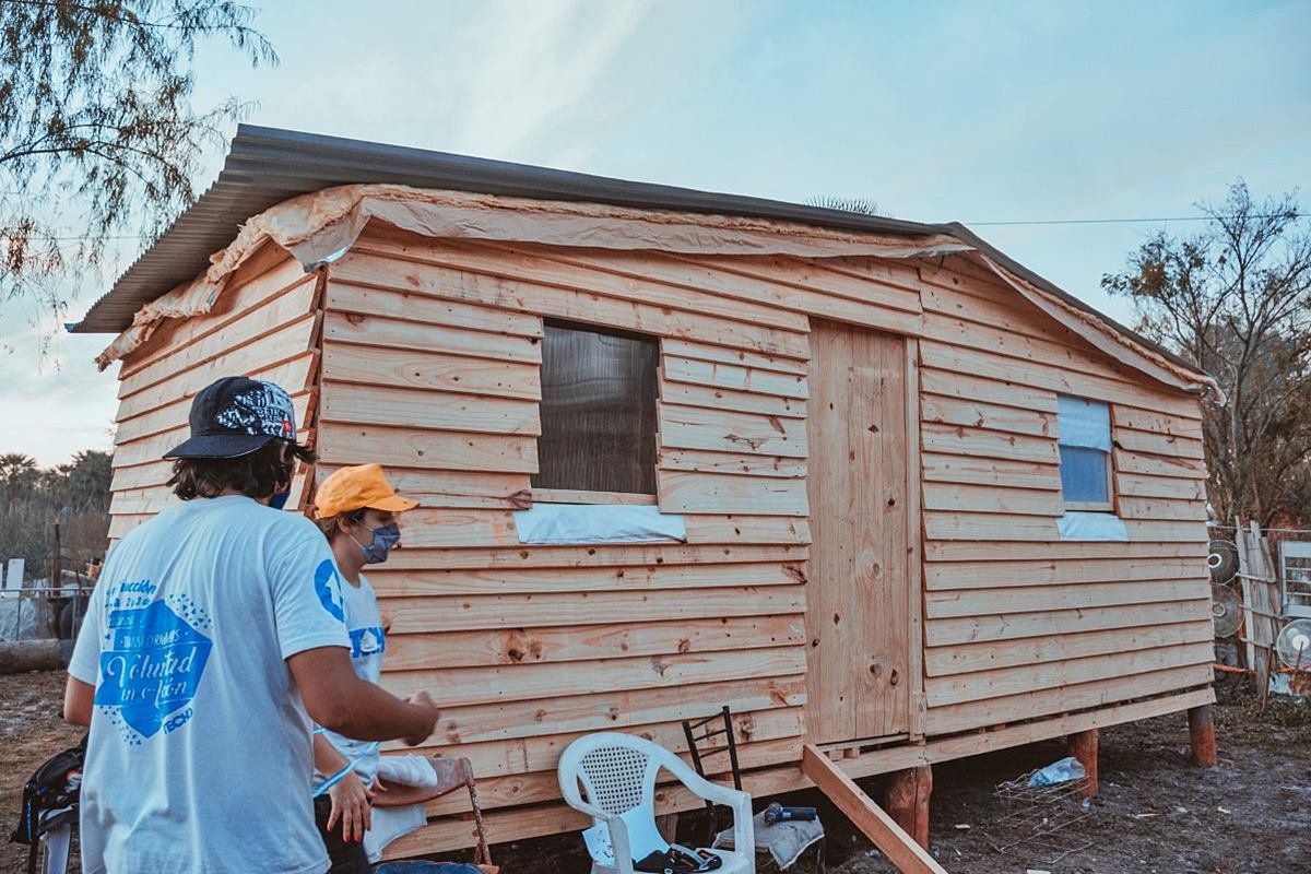 En Concordia se construyeron m&aacute;s de 130 viviendas TECHO, en tres barrios.