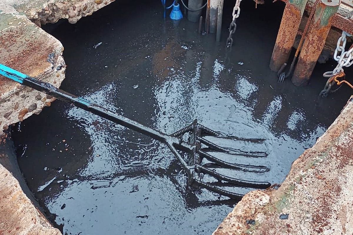 El derivado de petróleo provocó daños en las instalaciones