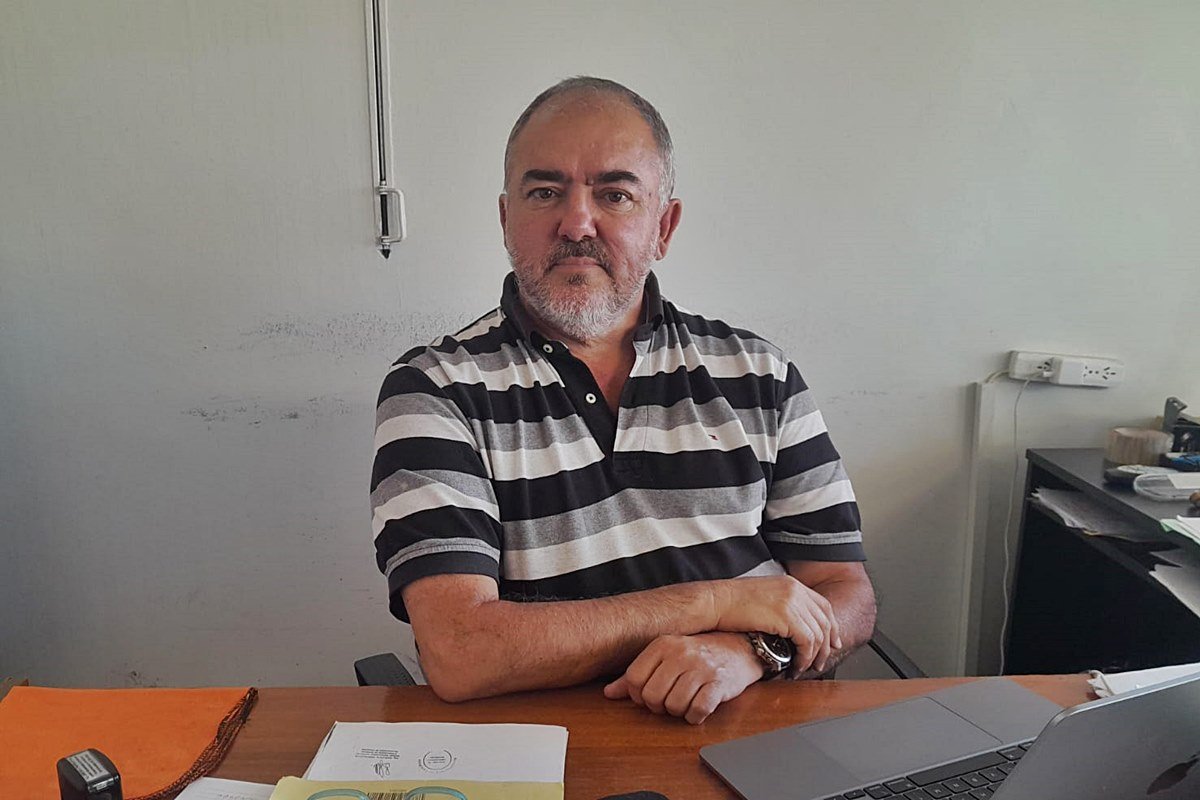 Director de Saneamiento Ambiental de Concordia, Carlos Pantaleone.