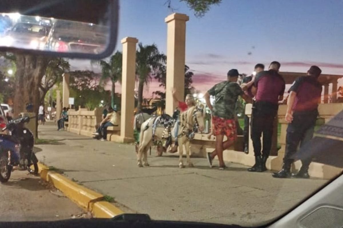 El momento de la localización en la zona de la costanera de Concordia