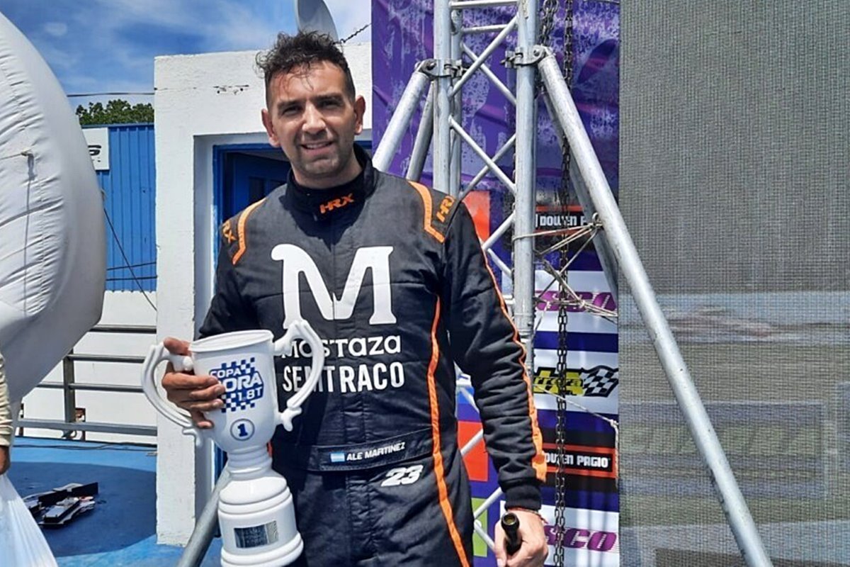 Alejandro Martínez, este fin de semana en el Turismo Nacional en Concordia.