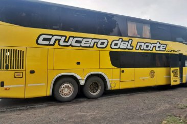 El chofer involucrado quedó demorado en el puesto de Gendarmería. El chofer involucrado quedó demorado en el puesto de Gendarmería.