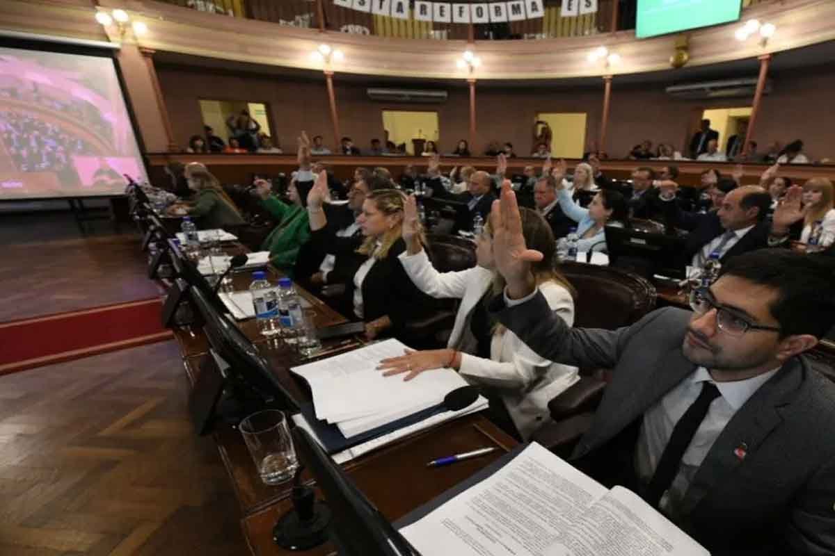 El momento de la votaci&oacute;n, en Diputados.