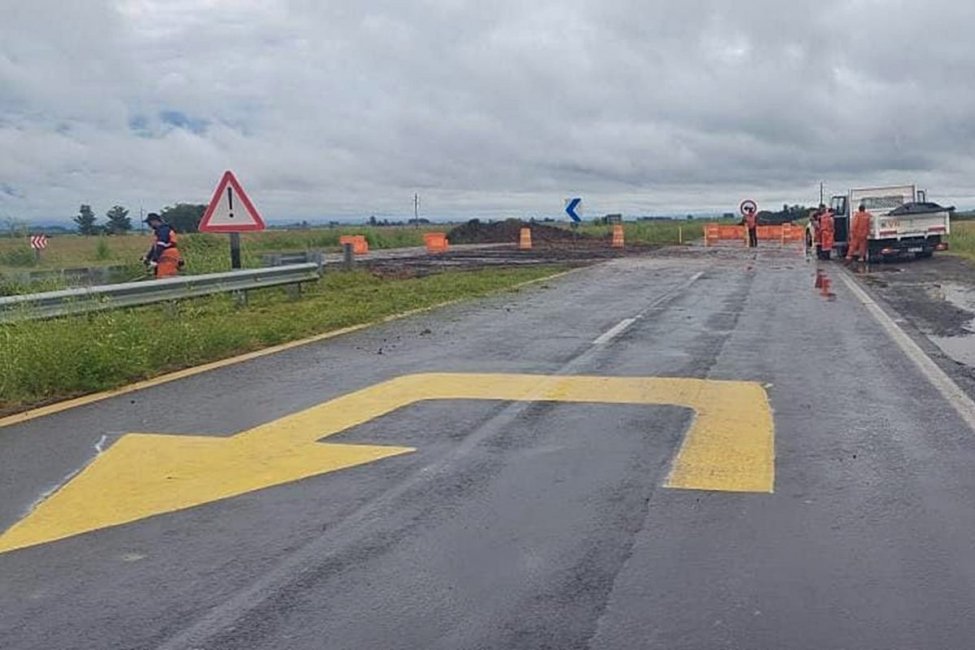 Vialidad Nacional informó que se modifica uno de los desvíos de la ruta 18 a la altura de San Salvador