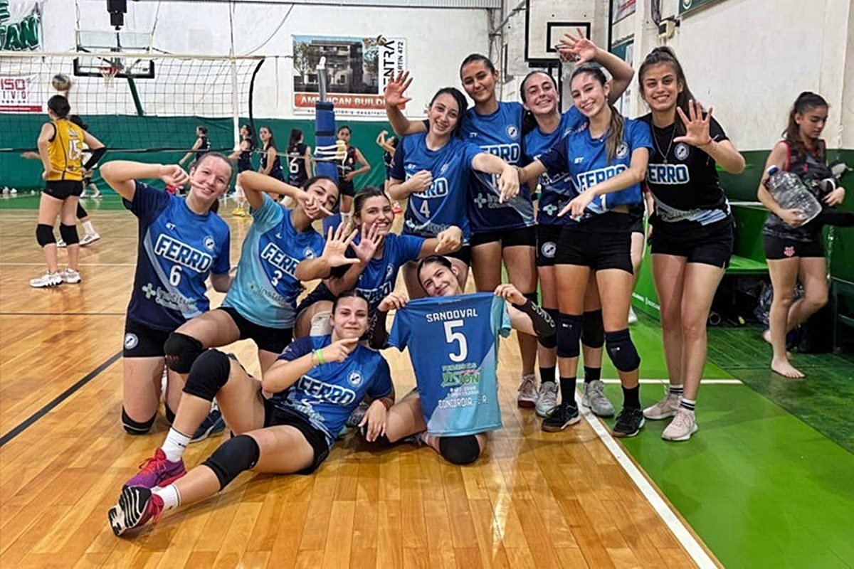 las chicas de FErro terminaron en el quinto lugar del campeonato.