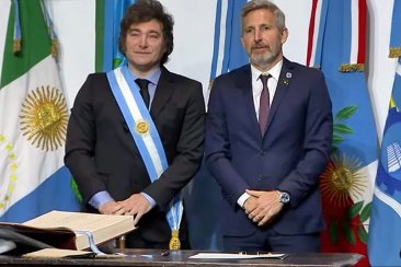 Javier Milei y Rogelio Frigerio Javier Milei y Rogelio Frigerio